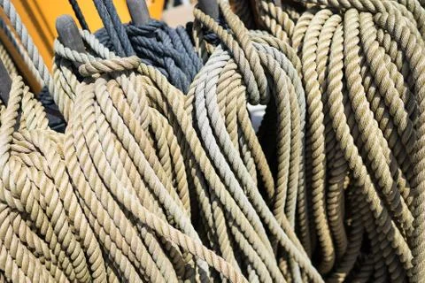 Ship rope Stock Photos