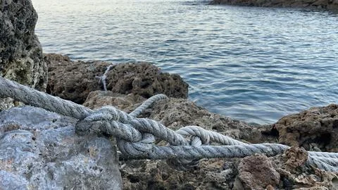 Ship rope Stock Photos