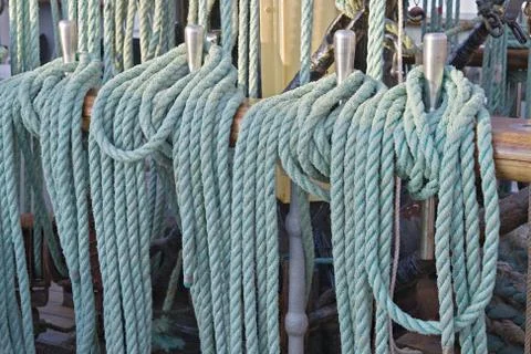 Ship ropes Stock Photos