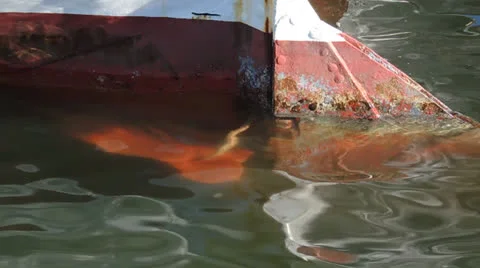 Ship rudder Stock Footage 22929957