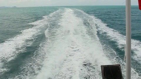 Ship running on sea Stock-Footage 90955051