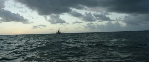 Ship sailing in sea Stock Footage 67289621