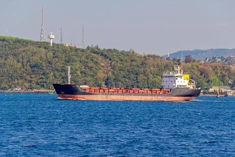 Ship sails bosphorus Stock Photos