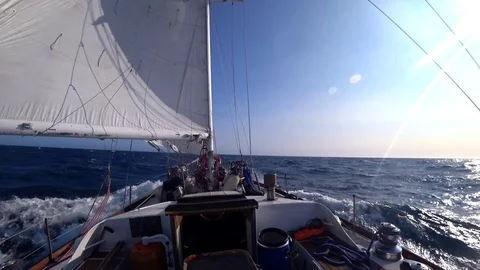 Ship on Sea 1 Stock Footage 101892702