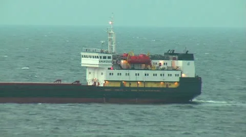 Ship at sea Stock Footage 8927750