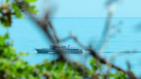 Ship at sea Stock Footage 24473070