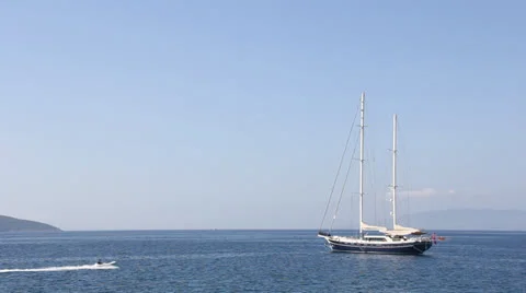 Ship at sea Stock Footage 24881645