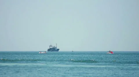 Ship at sea 스톡 동영상 27271046