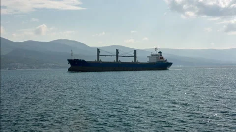 Ship in the sea 스톡 동영상 52382098