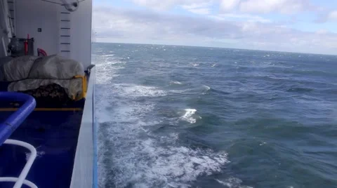 Ship in the sea Stock Footage 53315025