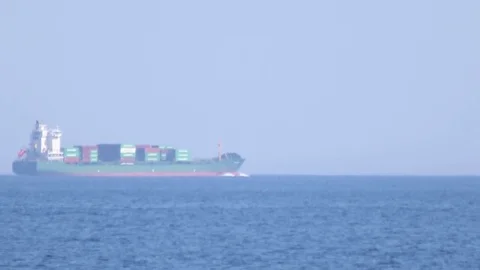 Ship at sea Stock Footage 74421969