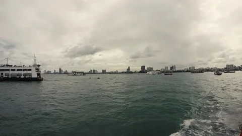 On the ship at sea Stock Footage 103449957