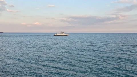 Ship in the sea Stock Footage 239948084
