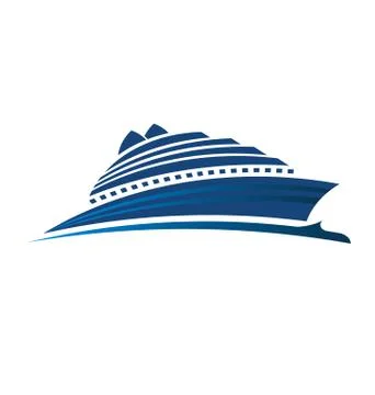 Ship on the sea Stock Illustration