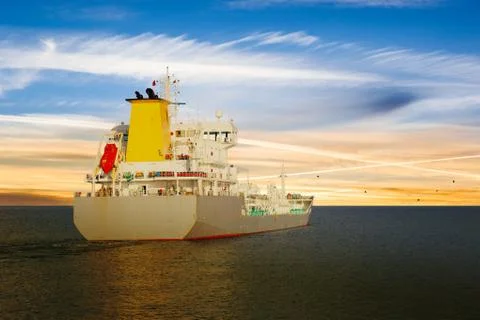 Ship on sea Stock Photos