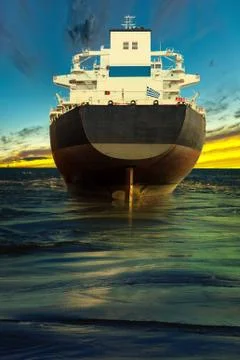 Ship at sea Stock Photos