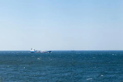 A ship at sea Stock Photos