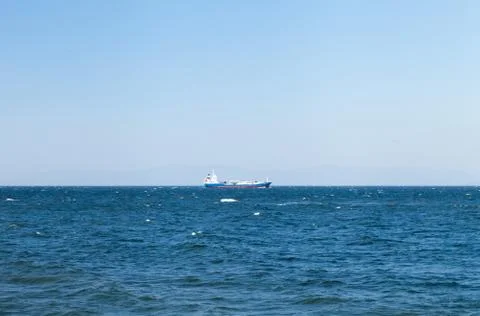 A ship at sea Stock Photos
