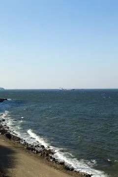 A ship at sea Stock Photos