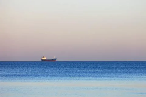 Ship on sea Stock Photos
