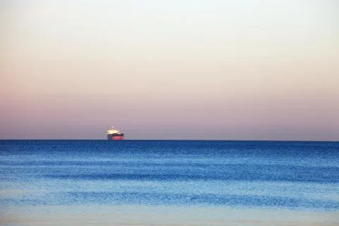 Ship on sea Stock Photos