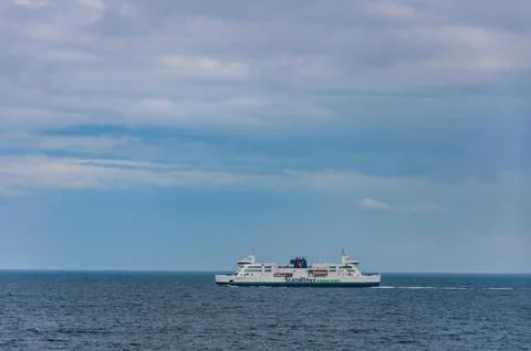 Ship on the sea Stock Photos