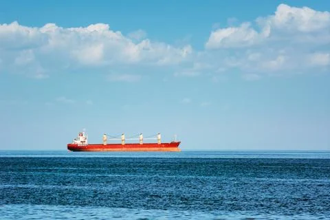 Ship in the Sea Stock Photos