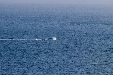 Ship at sea Stock Photos