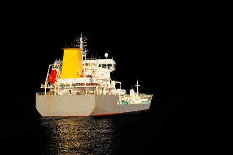 Ship silhouette Stock Photos