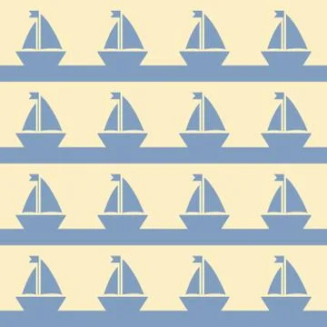 Ship silhouettes Stock Illustration