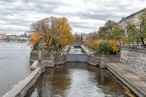 Ship sluice Stock Photos