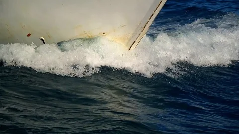 Ship splits Stock Footage 111192536