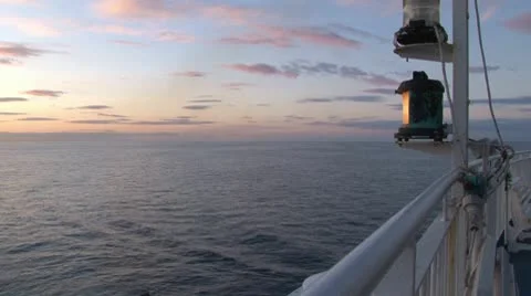 Ship Stern Video stock 10700907