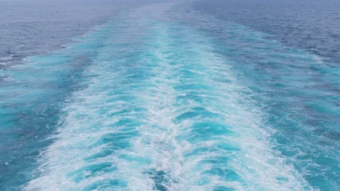 Ship stern overboard view Stockbeeldmateriaal 124613681