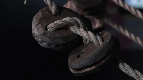 Ship tackle 02 Stock Footage 130929604