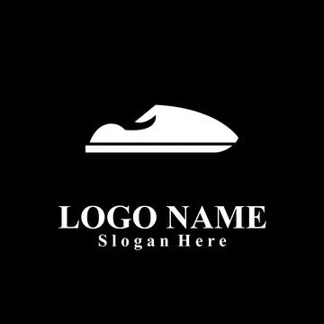 Ship-themed vector logo suitable for marine companies Illustrazione stock