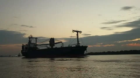 Ship time-lapse 스톡 동영상 9100836