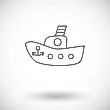 Ship toy Stock Illustration