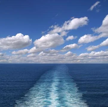 Ship track Stock Photos