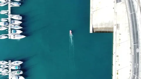 Ship tracking flying Stock Footage 156057195