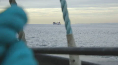 The ship transporting the cargo. Stock Footage 68578583