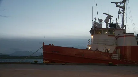 Ship ushuaia 3 Video stock 782759