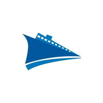 Ship vector graphic design illustration template Stock Illustration