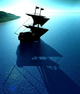 Ship View Stock Illustration