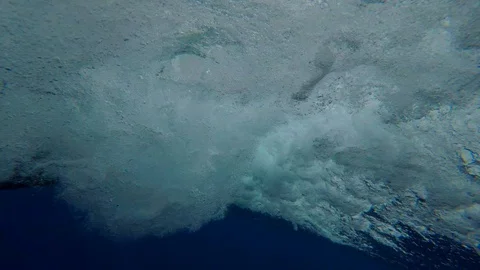 Ship view from Under Water Yachting 스톡 동영상 113486097