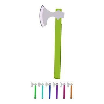 Ship viking axe vector cartoon graphic Stock Illustration