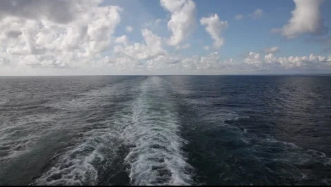 Ship wake Stock Footage 1065123