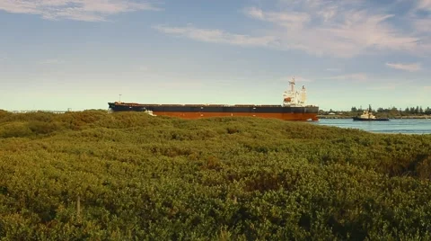 Ship on the water Stock-Footage 42482228