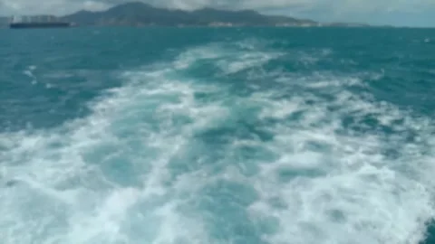 Ship waves Stock Footage 240121658