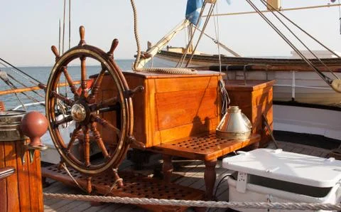 Ship wheel Stock Photos